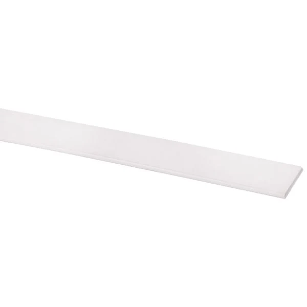 Afdekprofiel kunststof wit 2x20mm 2,6m