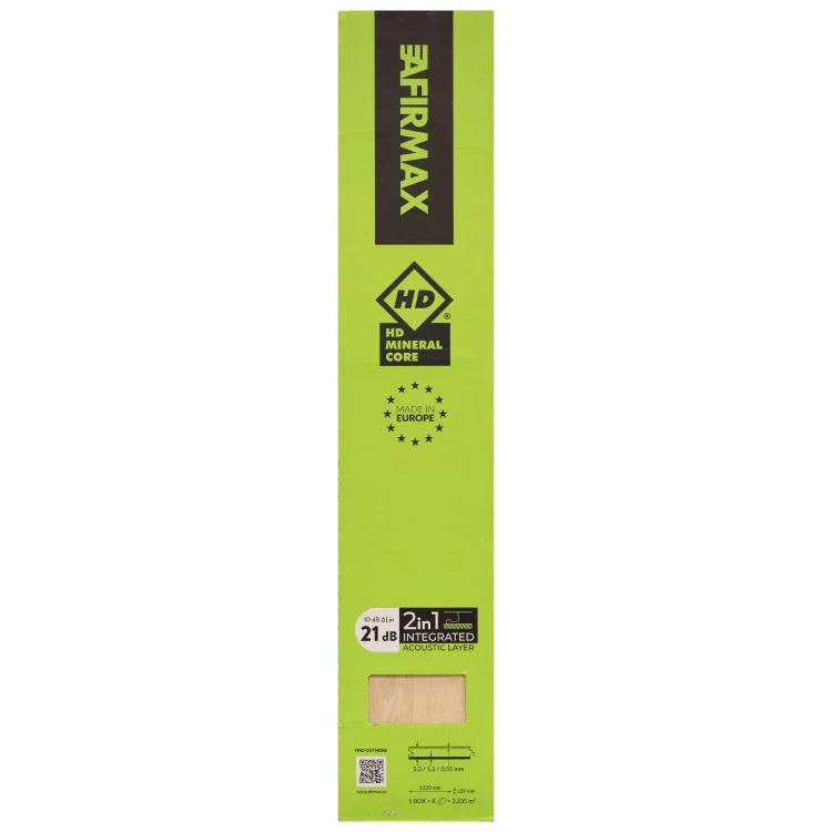 Afirmax click PVC vloer Legnar Acoustic V-groef Wildwood Oak 2,235m² - Image 3