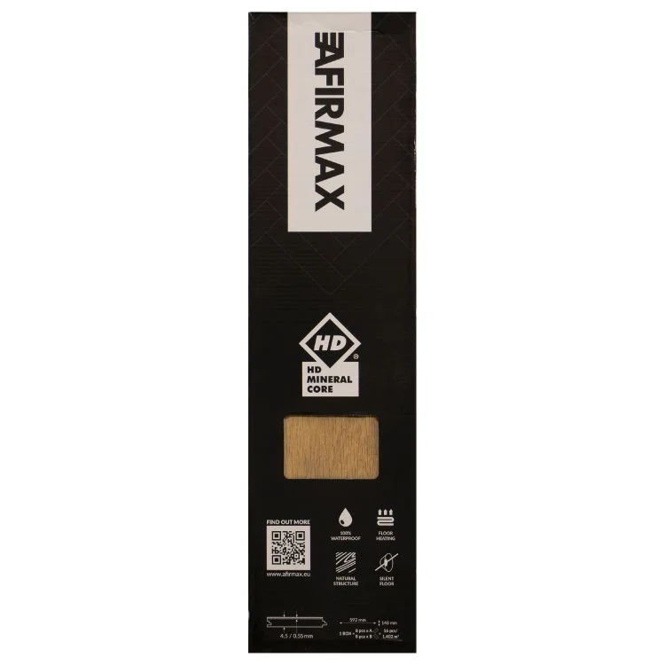 Afirmax click PVC vloer Legnar Herringbone V-groef Frico Oak 1,402m² - Image 3