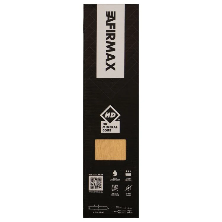 Afirmax click PVC vloer Legnar Herringbone V-groef Hartford Oak 1,402m² - Image 3