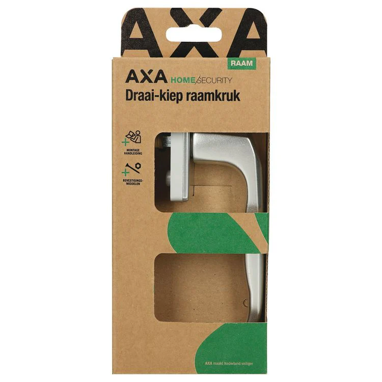 AXA draai-kiep raamkruk binnendraaiend aluminium zilver - Image 5