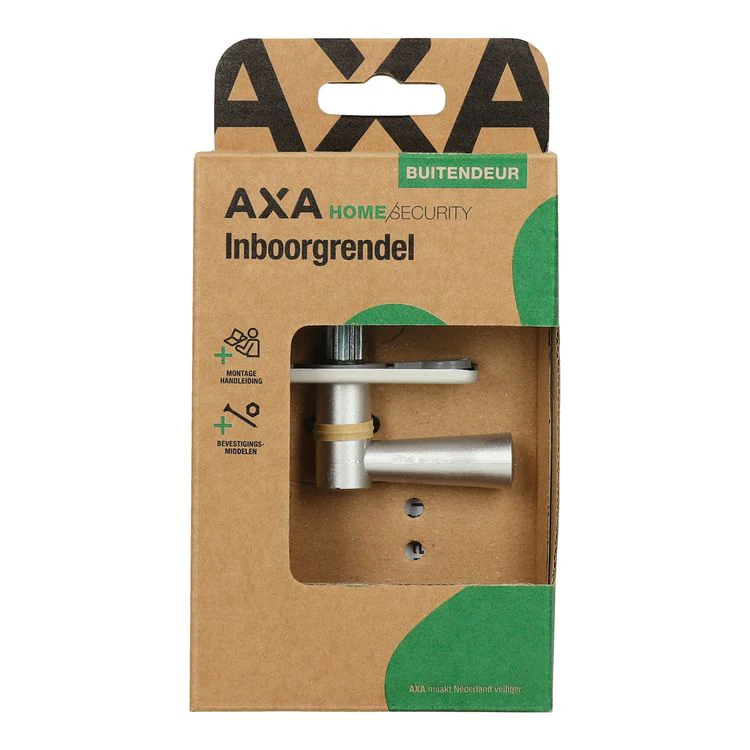 AXA Home Security inboorgrendel met rozet kunststof aluminium F1 - Image 2