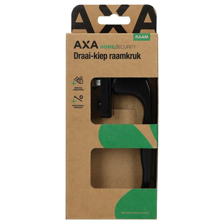 AXA Home Security raamkruk draai-kiep binnendraaiend alu 15,8cm zwart - Image 3
