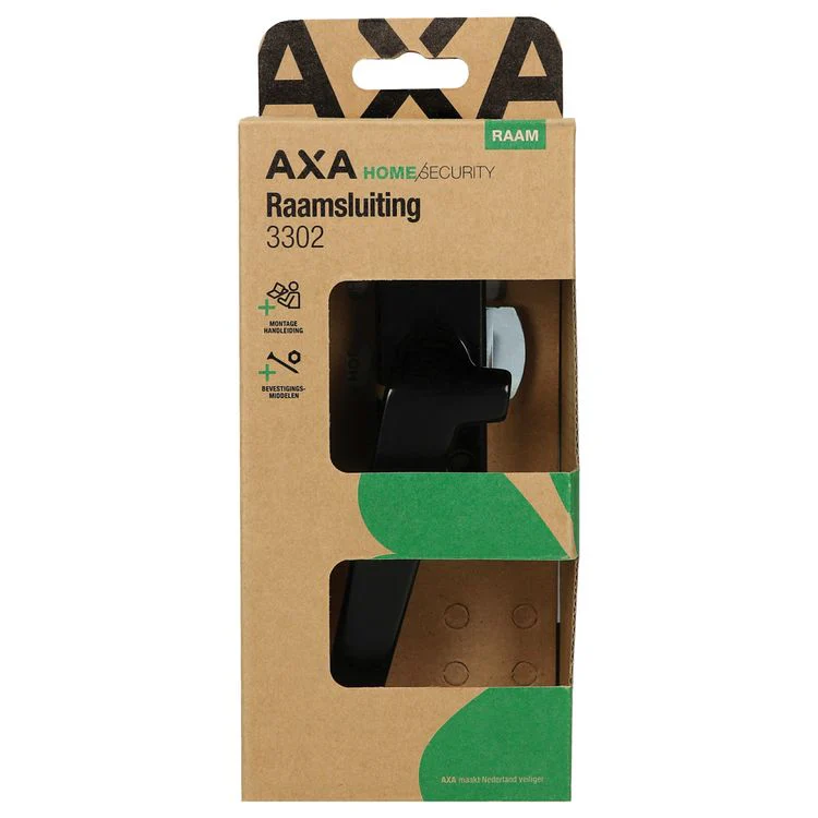 AXA Home Security raamsluiting 3302 linksdraaiend alu 13,2cm zilver - Image 4