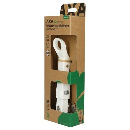AXA Home Security veiligheids combi-uitzetter RVS 18,2cm wit - Image 2