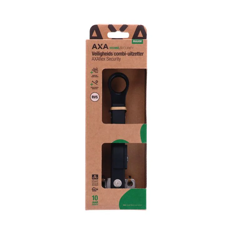 AXA Home Security veiligheids combi-uitzetter RVS 18,2cm zwart - Image 3