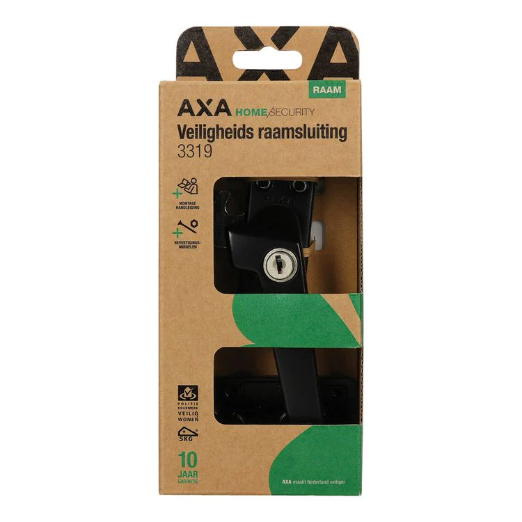 AXA Home Security veiligheids raamsluiting 3319 rechtsdr alu zwart SKG* - Image 4