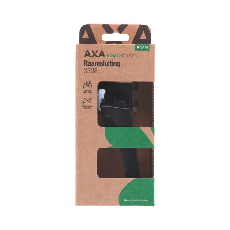 AXA raamsluiting linksdraaiend aluminium zwart - Image 4