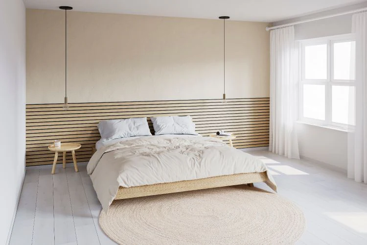 Basic lattenwand vanille eiken 260x30x3cm - Image 3