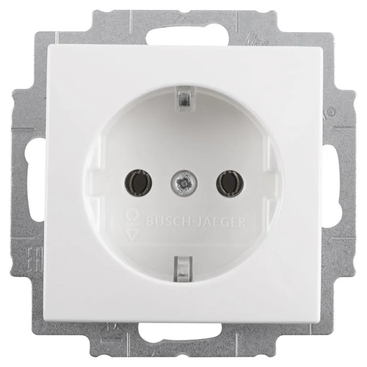 Busch-Jaeger stopcontactdoos 1-voudig randaarde polar wit - Image 5