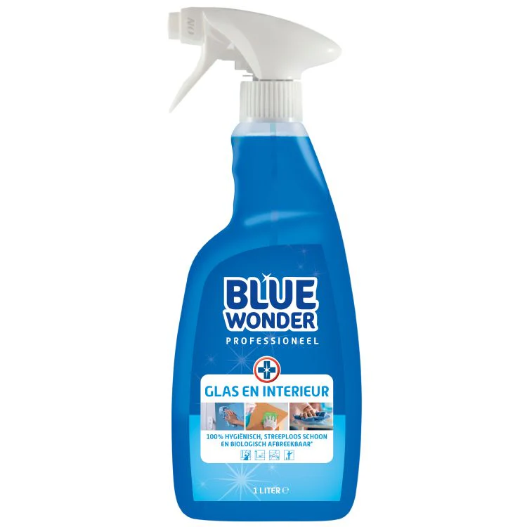 Blue Wonder Professioneel glas en interieurreiniger 1L - Image 3