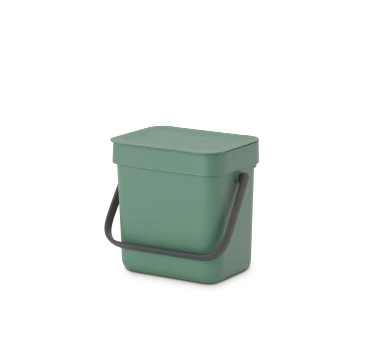 Brabantia afvalemmer Sort & Go fir green 3L - Image 5
