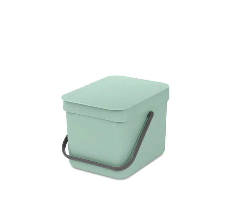 Brabantia afvalemmer Sort & Go fir green 6L - Image 3