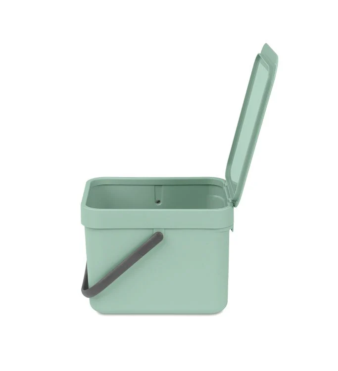 Brabantia afvalemmer Sort & Go fir green 6L - Image 4
