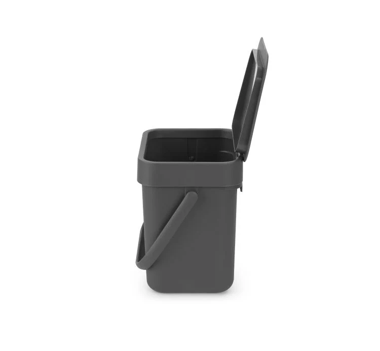 Brabantia afvalemmer Sort & Go grey 3L - Image 3
