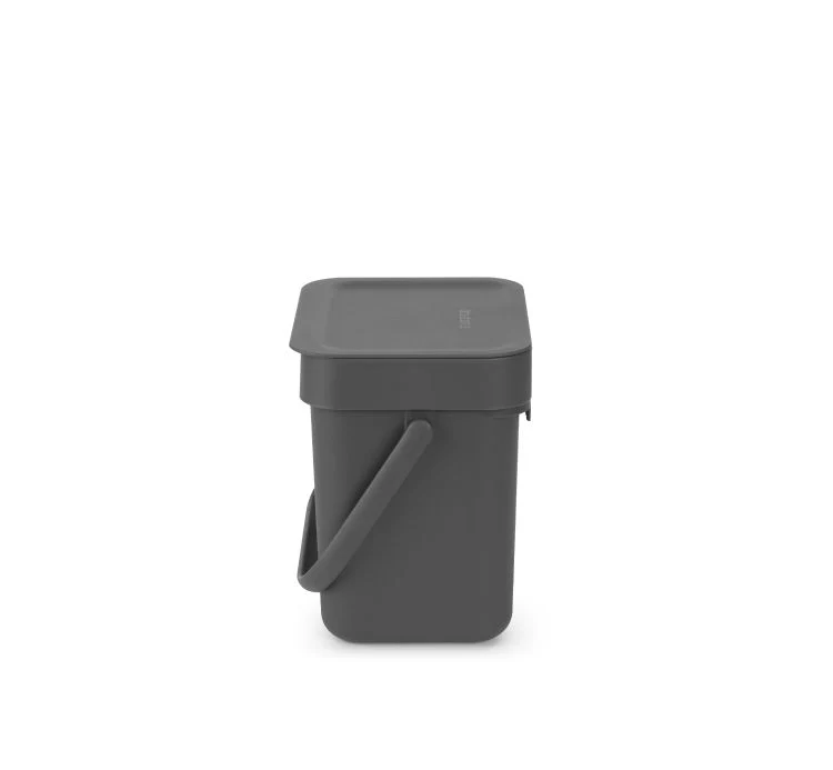 Brabantia afvalemmer Sort & Go grey 3L - Image 4