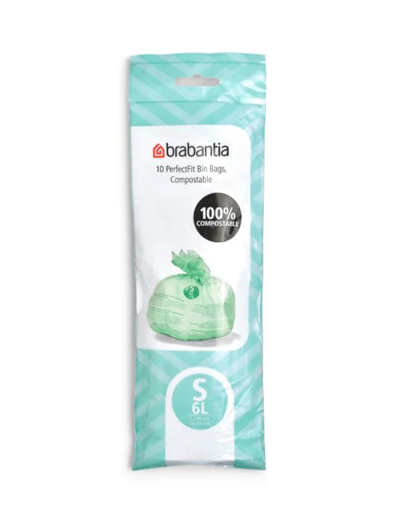 Brabantia composteerbare vuilniszak PerfectFit 6L 10st - Image 3