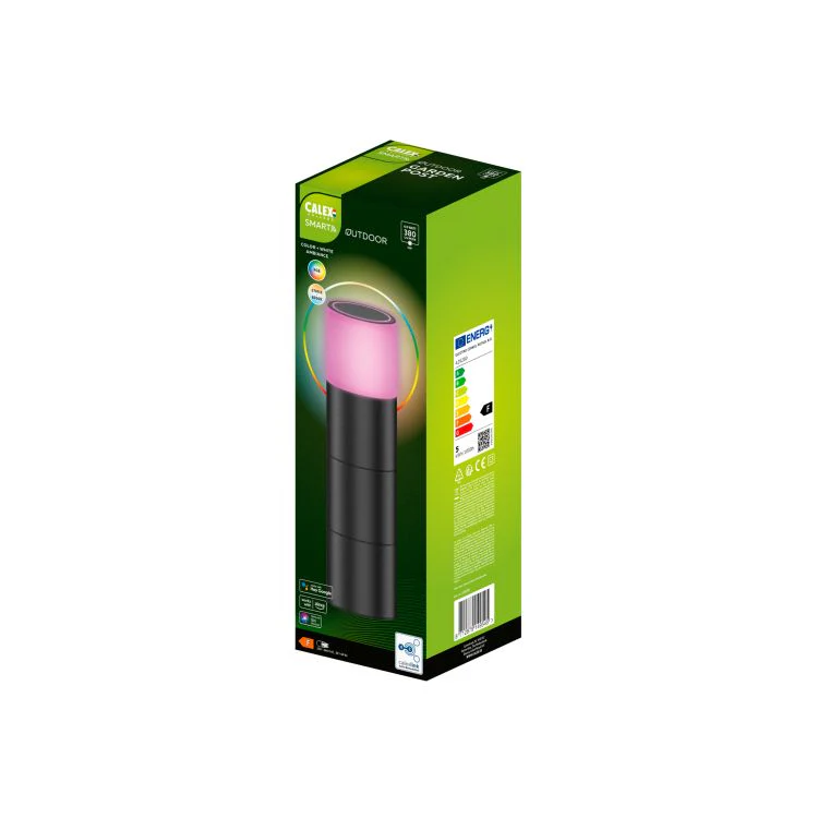 Calex buitenlamp Smart tuinpaal zwart - Image 3
