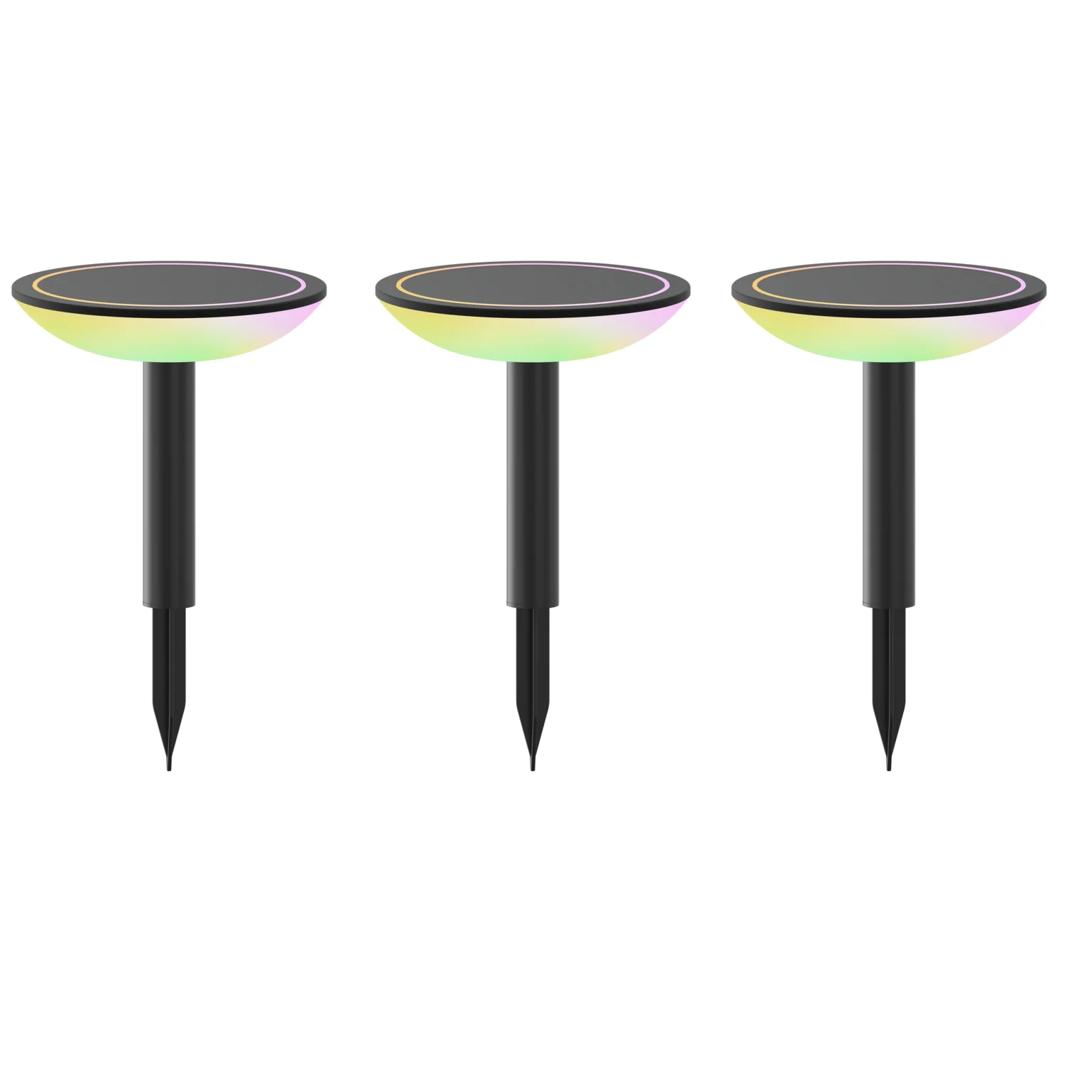 Calex LED buitenlamp Smart outdoor pathlights zwart 3st - Image 3