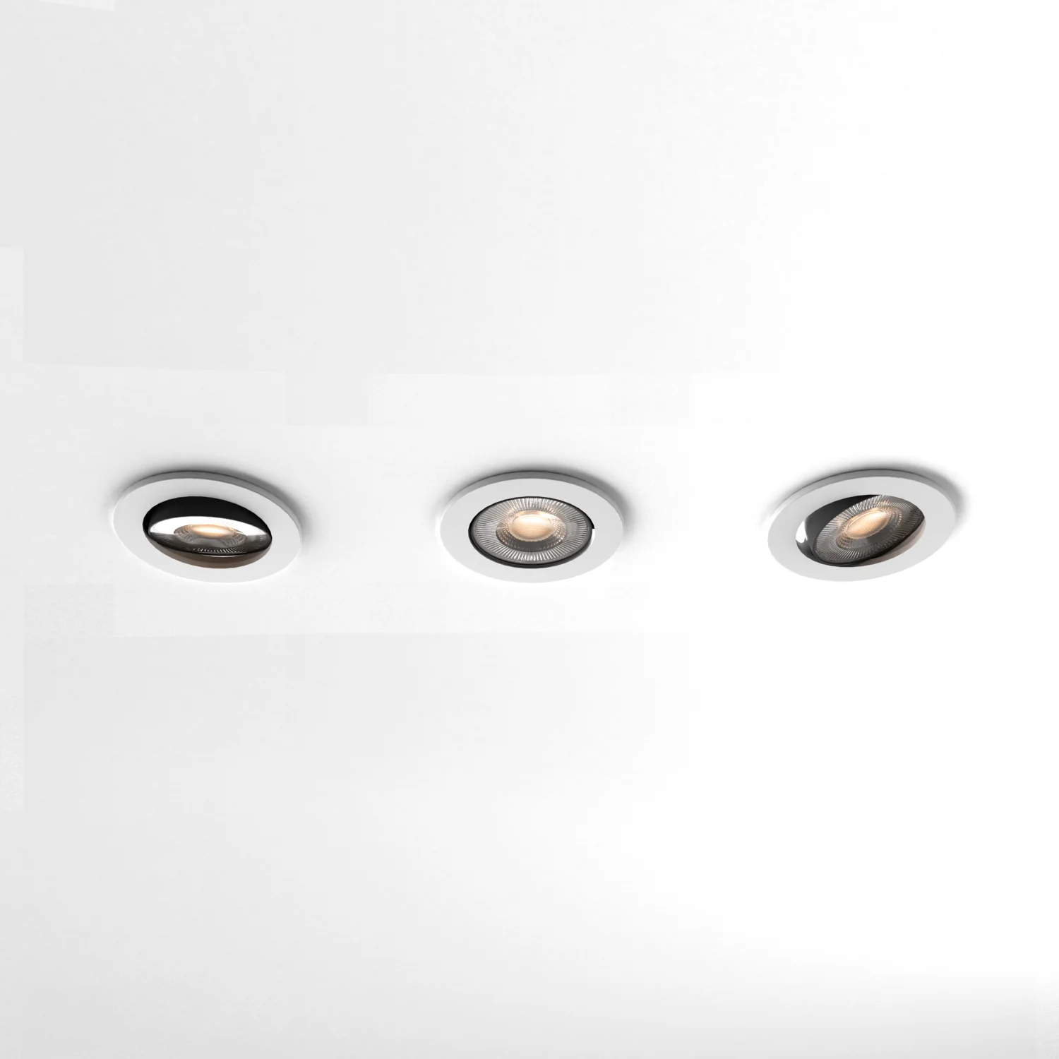 Calex LED inbouwspot Smart wit ⌀8,5cm dimbaar set van 3 - Image 3