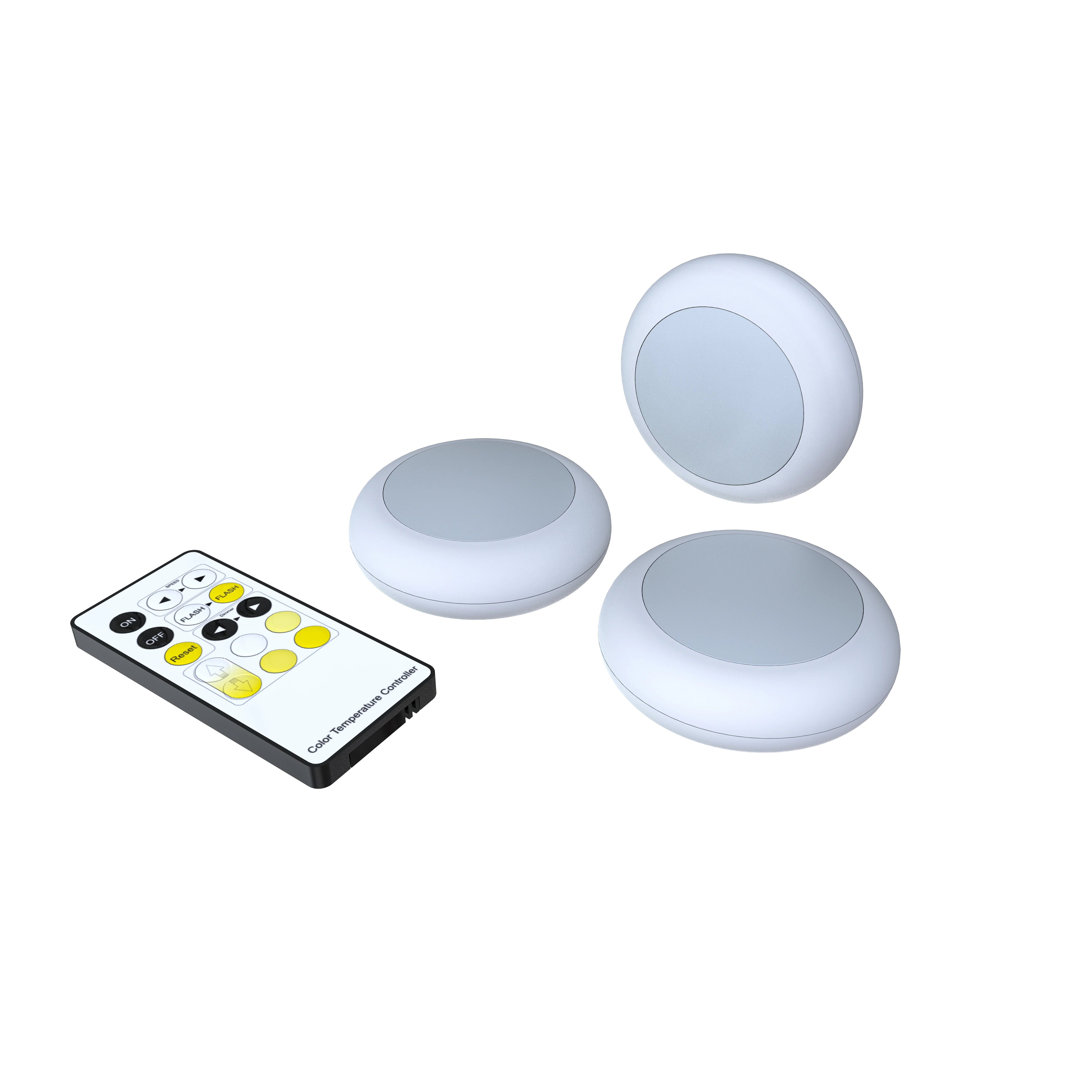 Calex LED kastverlichting 7,5cm doorsnede 8lm IP20 wit 3st