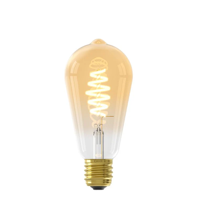 Calex Smart LED  edison dimbaar E27 goud dual white 7W 550LM - Image 3