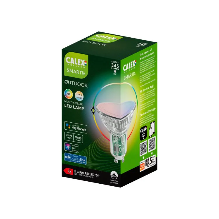 Calex Smart LED reflector dimbaar GU10 helder RGBww 5W 345LM - Image 2