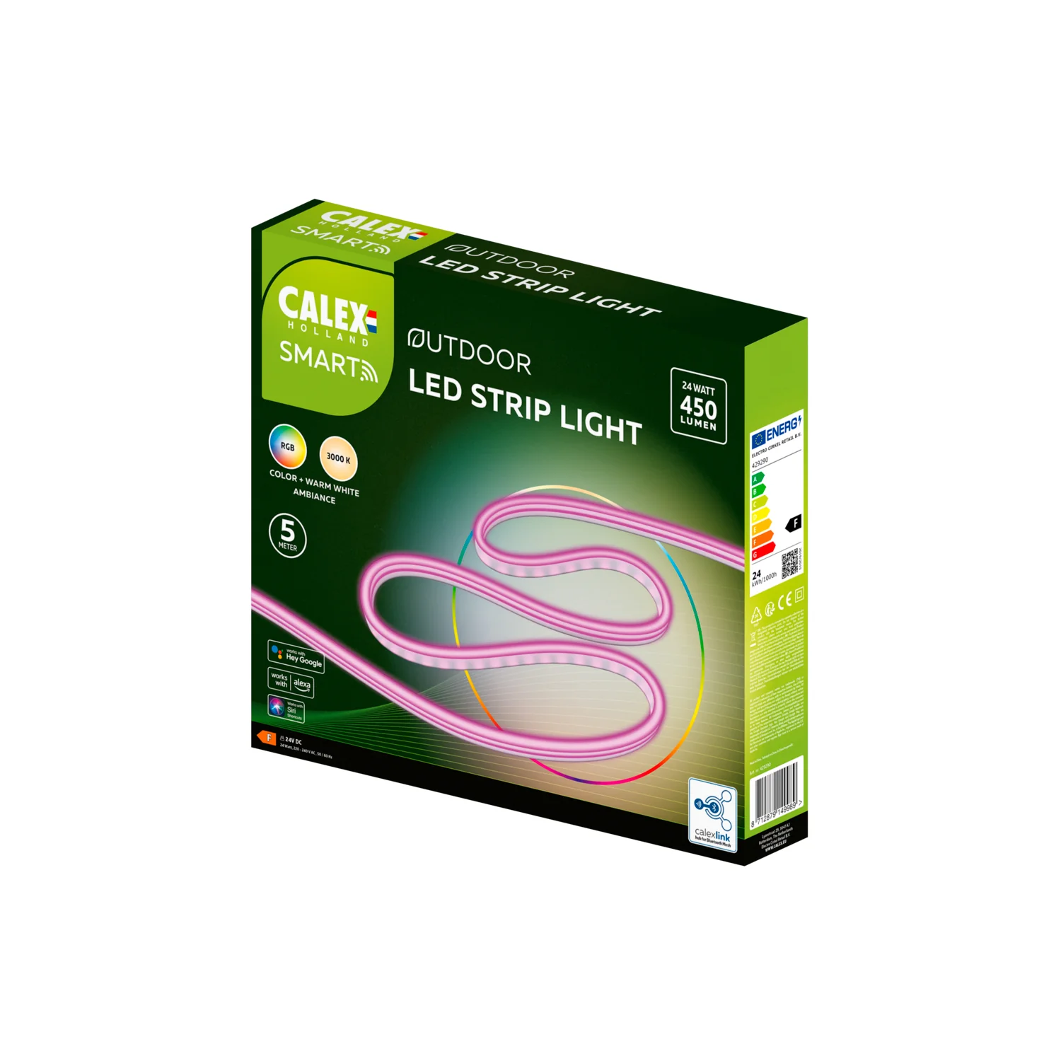 Calex Smart LED strip RGBWW 5m dimbaar - Image 2