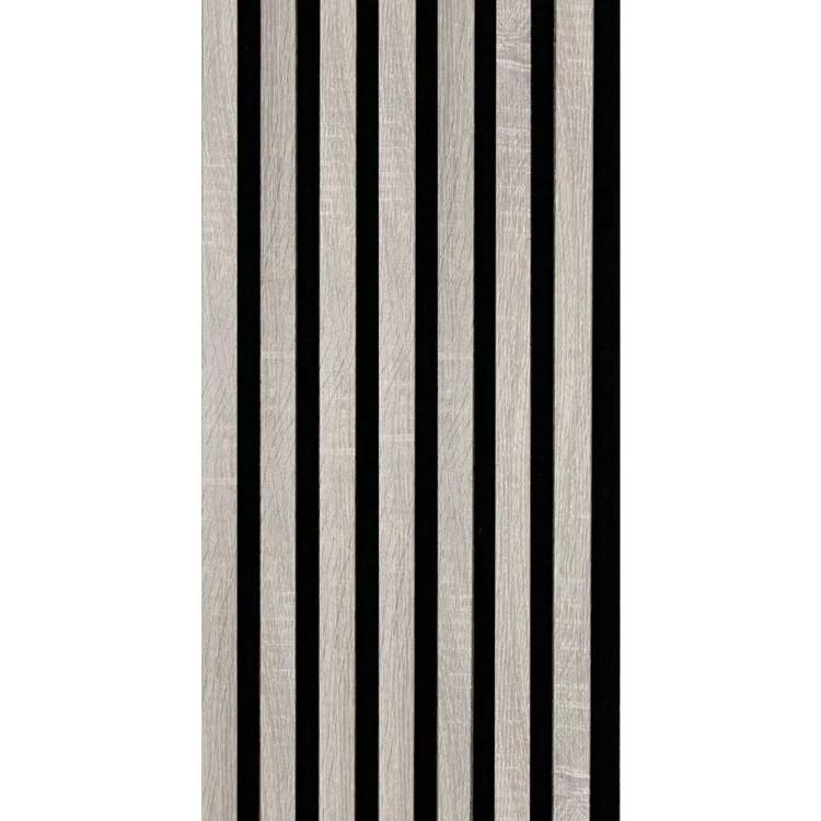 CanDo Decowall Acoustic wandpaneel grijs 260x30cm 2st - Image 2