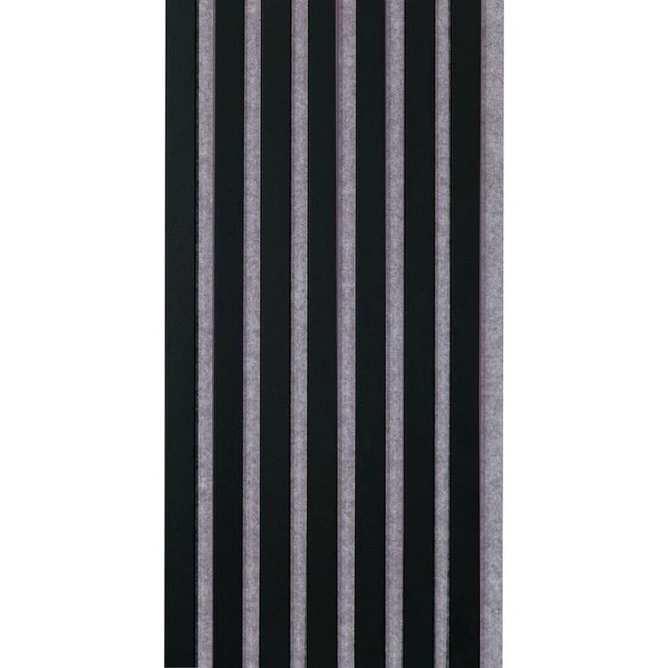 CanDo Decowall Acoustic wandpaneel zwart 260x30cm 2st - Image 2