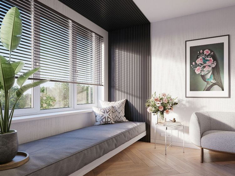 CanDo Decowall Acoustic wandpaneel zwart 260x30cm 2st - Image 3