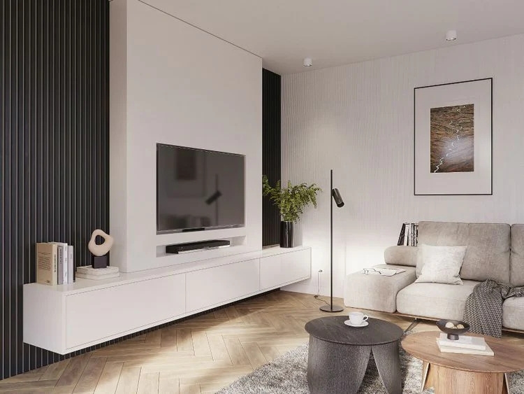 CanDo Decowall Acoustic wandpaneel zwart 260x30cm 2st - Image 4