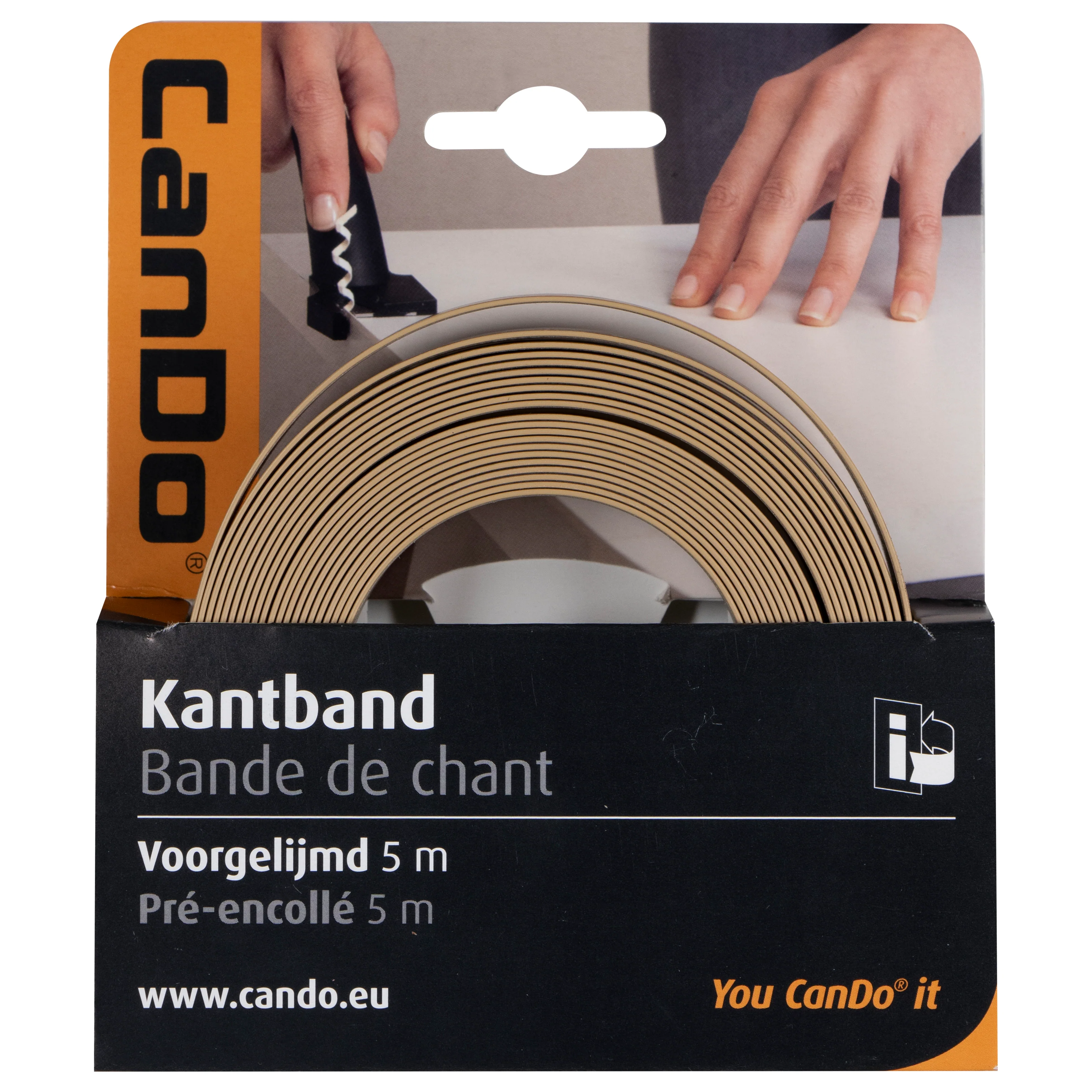 CanDo kantband meubelpaneel houtnerf warm eiken 2,5cm 5m - Image 3