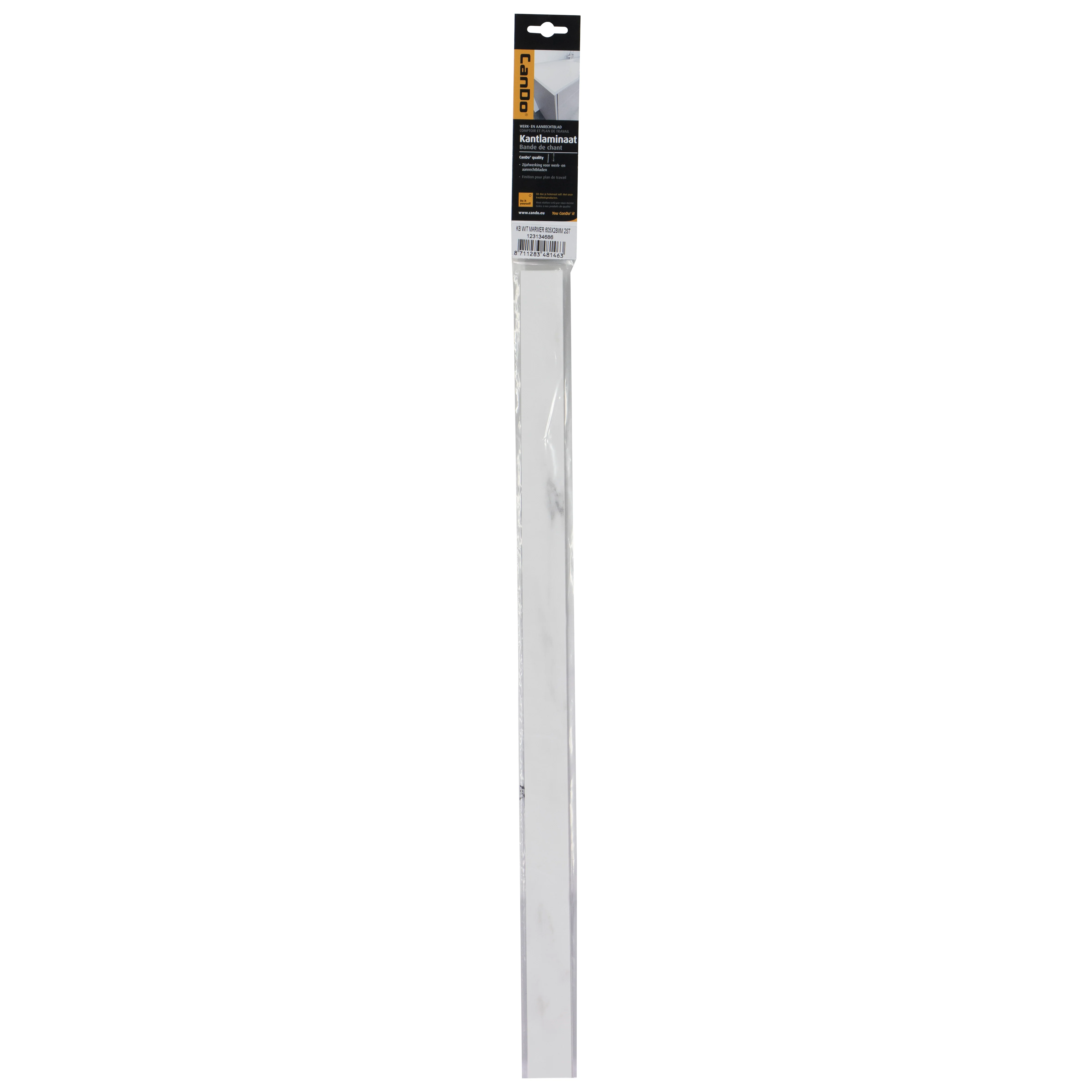CanDo kantband wit marmer 2,8x60cm 2st - Image 2