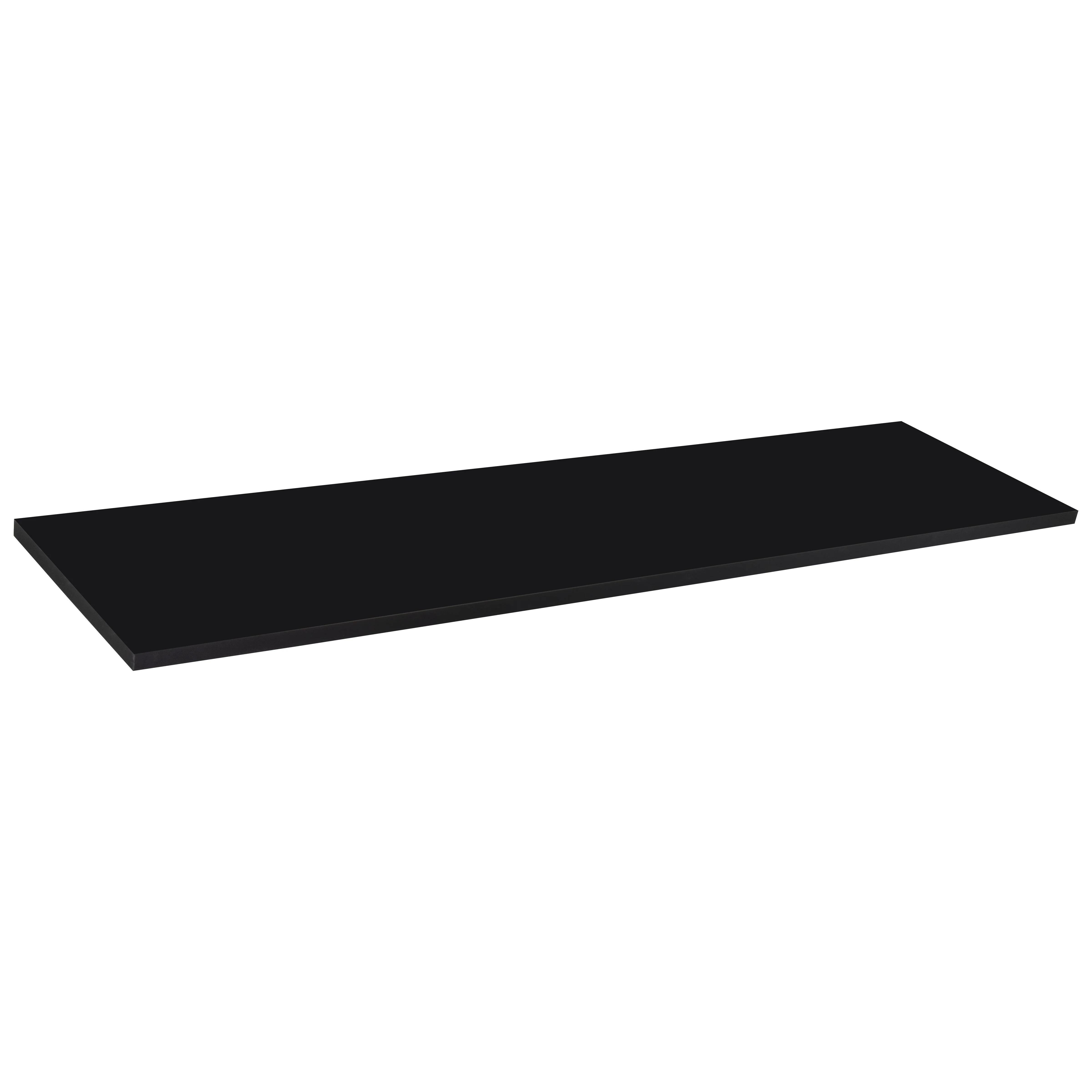 CanDo meubelpaneel rechte afwerking zwart 18mm 120x30x1,8cm - Image 2
