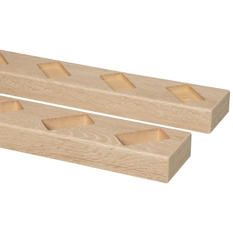 CanDo roomdivider profiel schuin MDF natuur eiken 100x6,5x5,7cm - Image 5