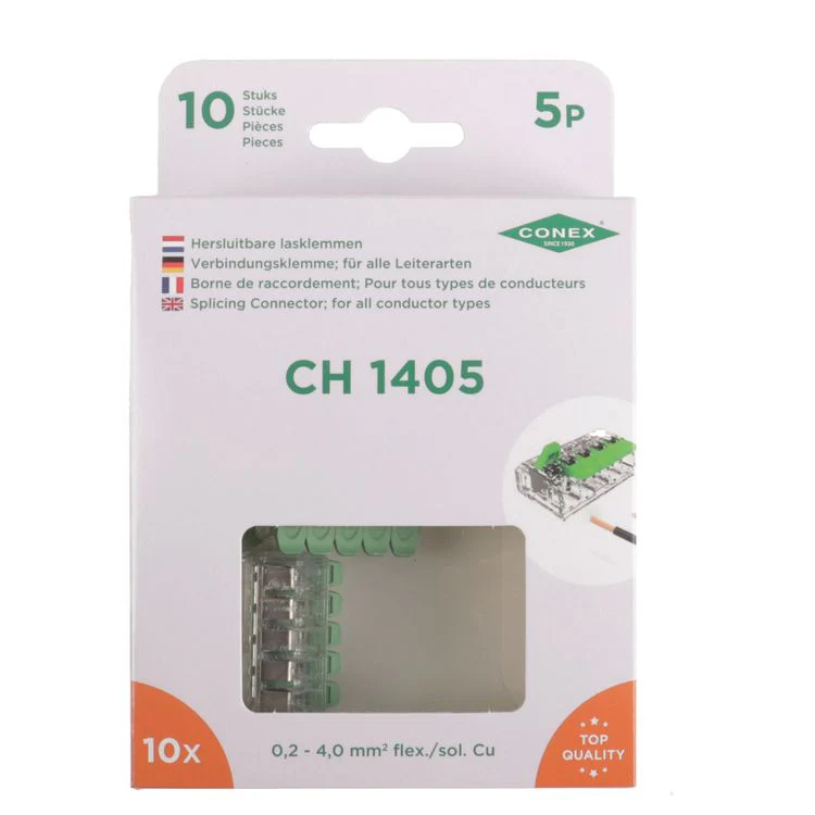 Conex lasklem 5-polig 0,2x4mm² 10st - Image 6