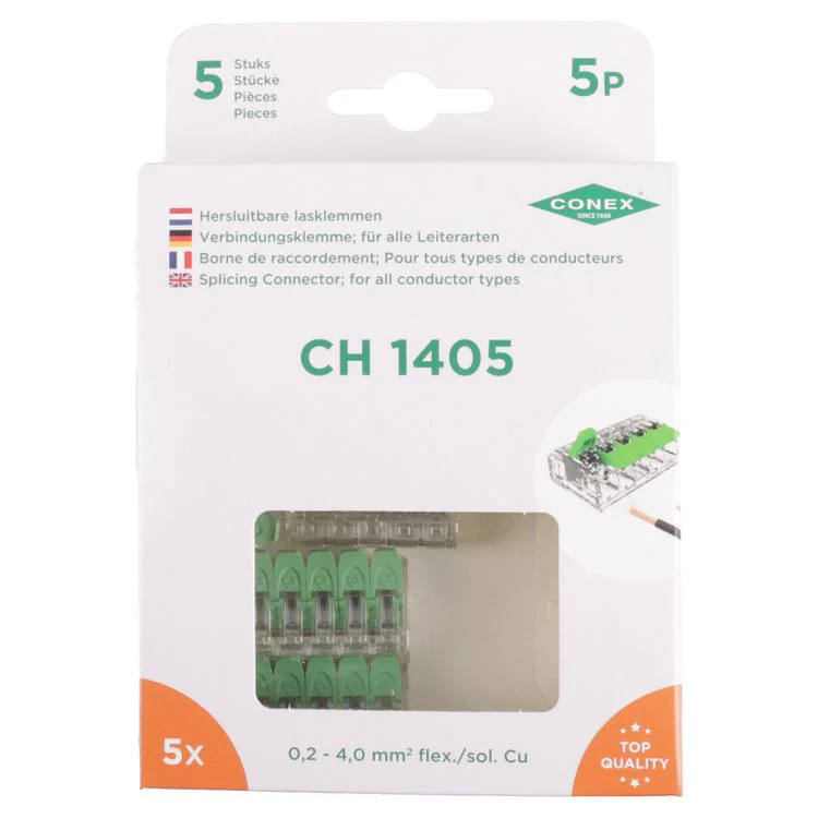 Conex lasklem 5-polig 0,2x4mm² 5st - Image 6