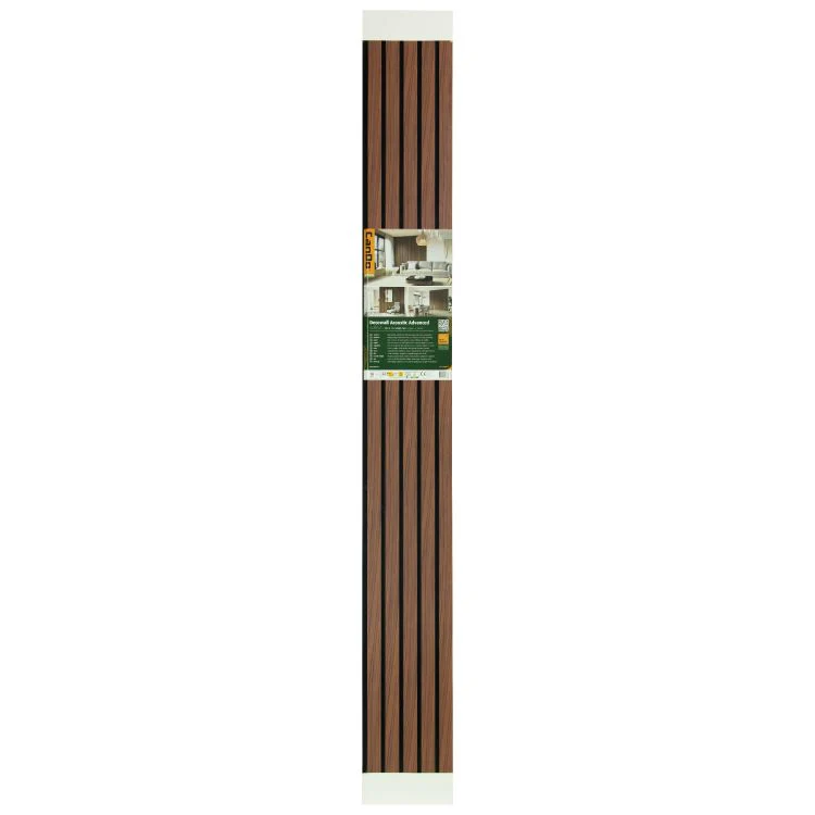 Decowall Acoustic advanced lattenwand walnoot 30x260cm 2st - Image 7