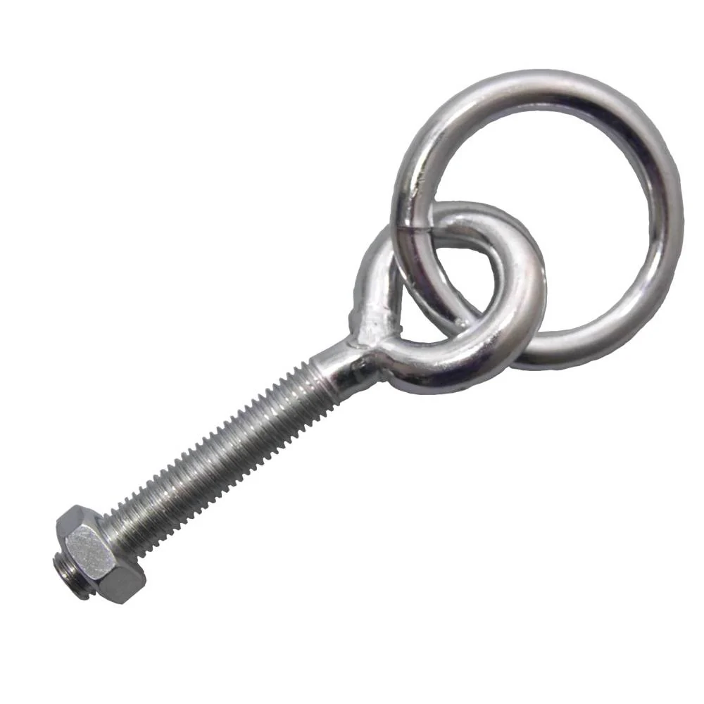 Deltafix aanlegring RVS 6x75mm