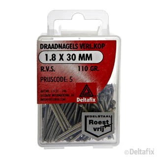 Deltafix draadnagel RVS 1,8x30mm 110gr