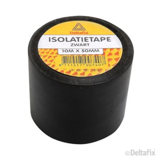 Deltafix isolatieband zwart 50mm 10m