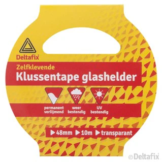 Deltafix klussentape glashelder 48mm 10m