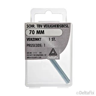 Deltafix schroef pozidrive platkop M6 70MM