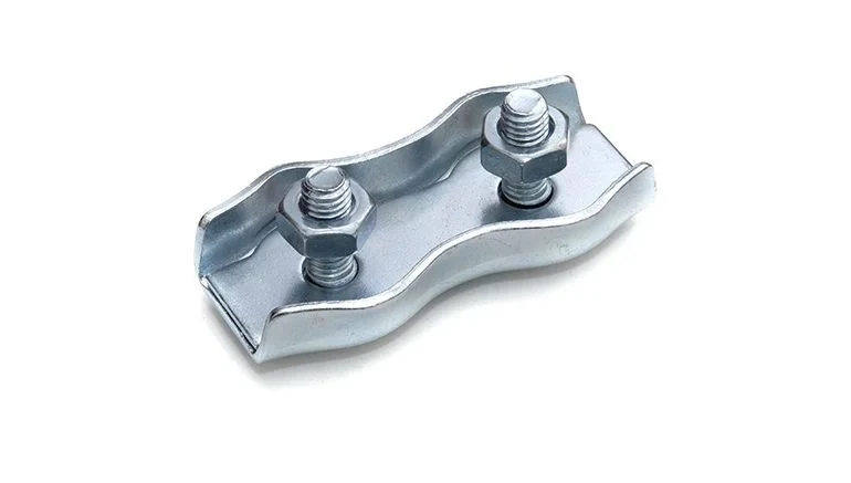Deltafix staaldraadklem duplex 3mm verzinkt staal 2st