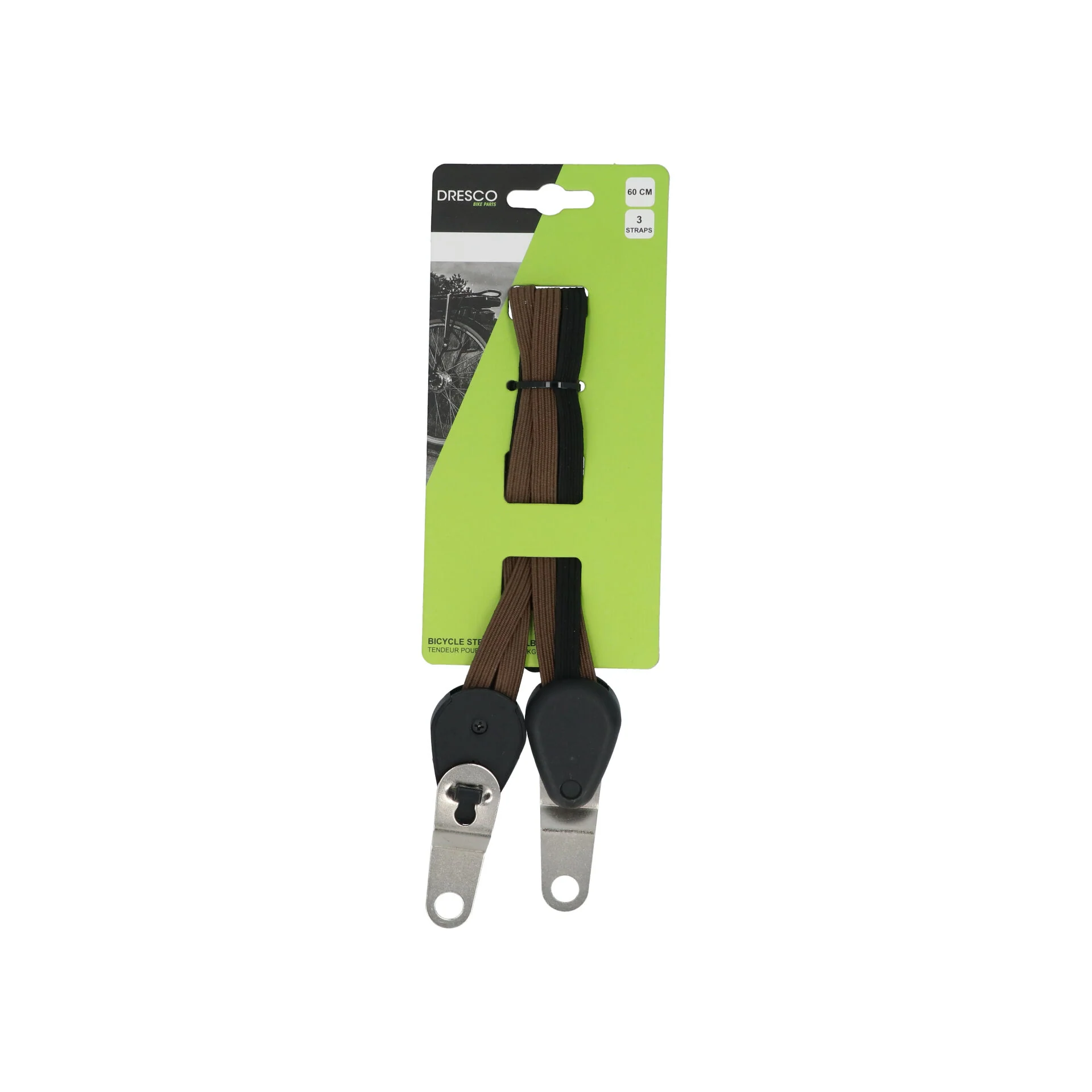 Dresco bagagebinders zwart, bruin - Image 5