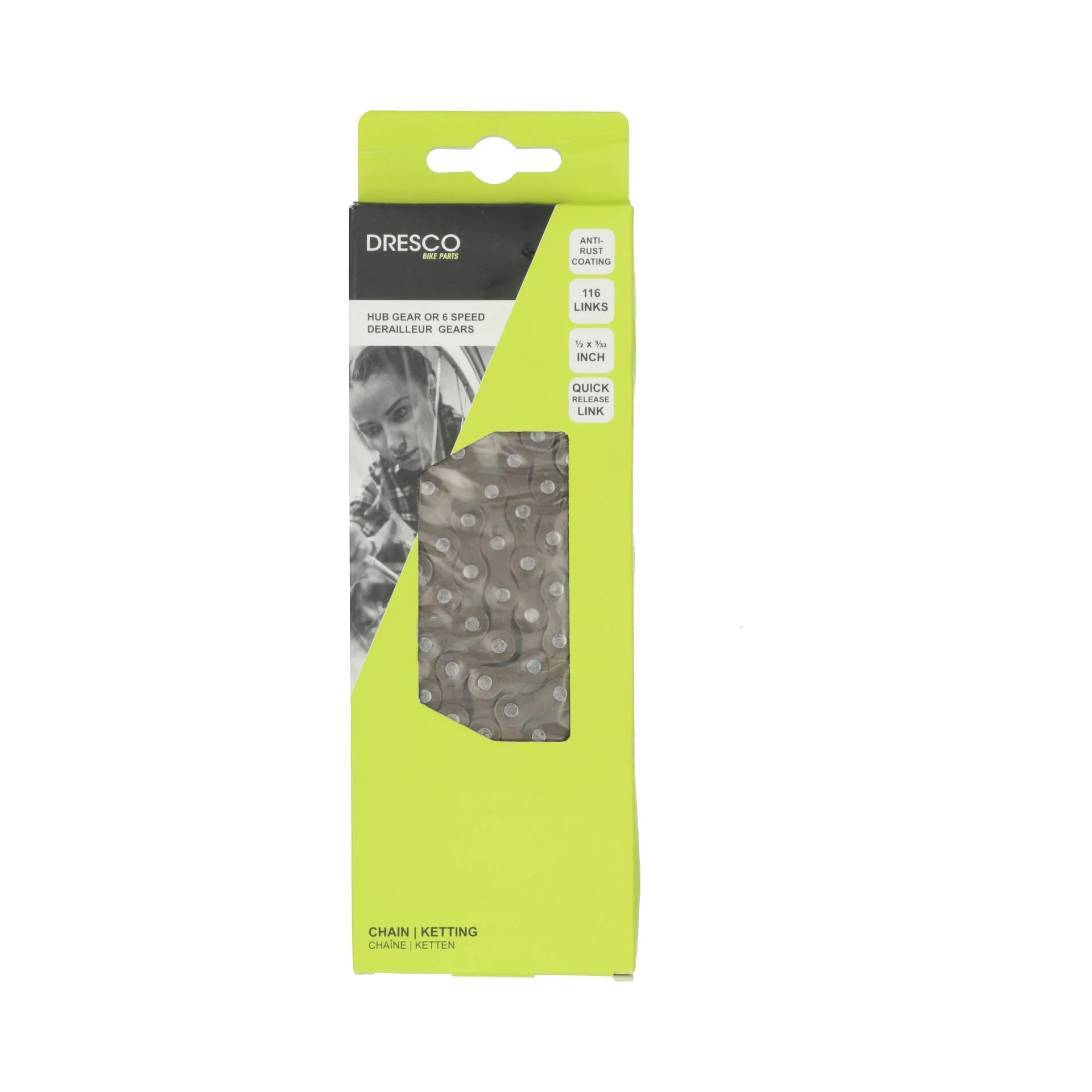 Dresco City ketting 116 schakels zilver - Image 4