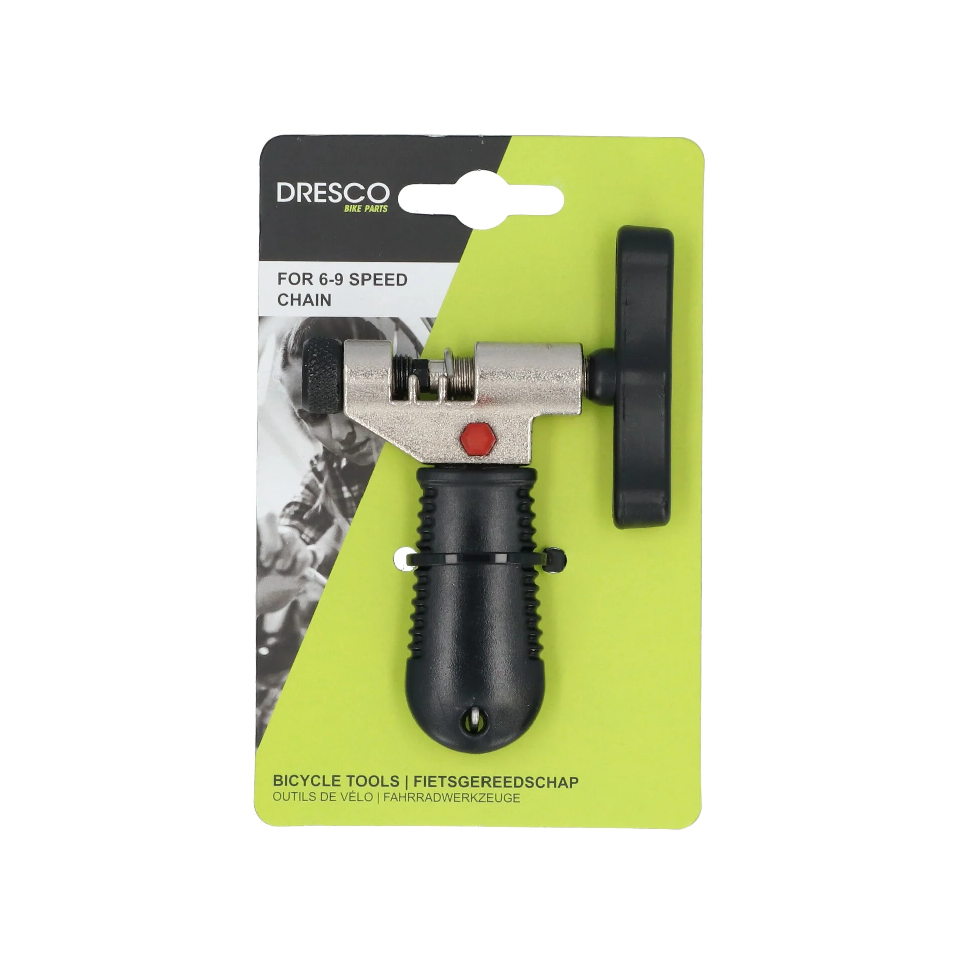 Dresco kettingpons zwart, zilver - Image 4