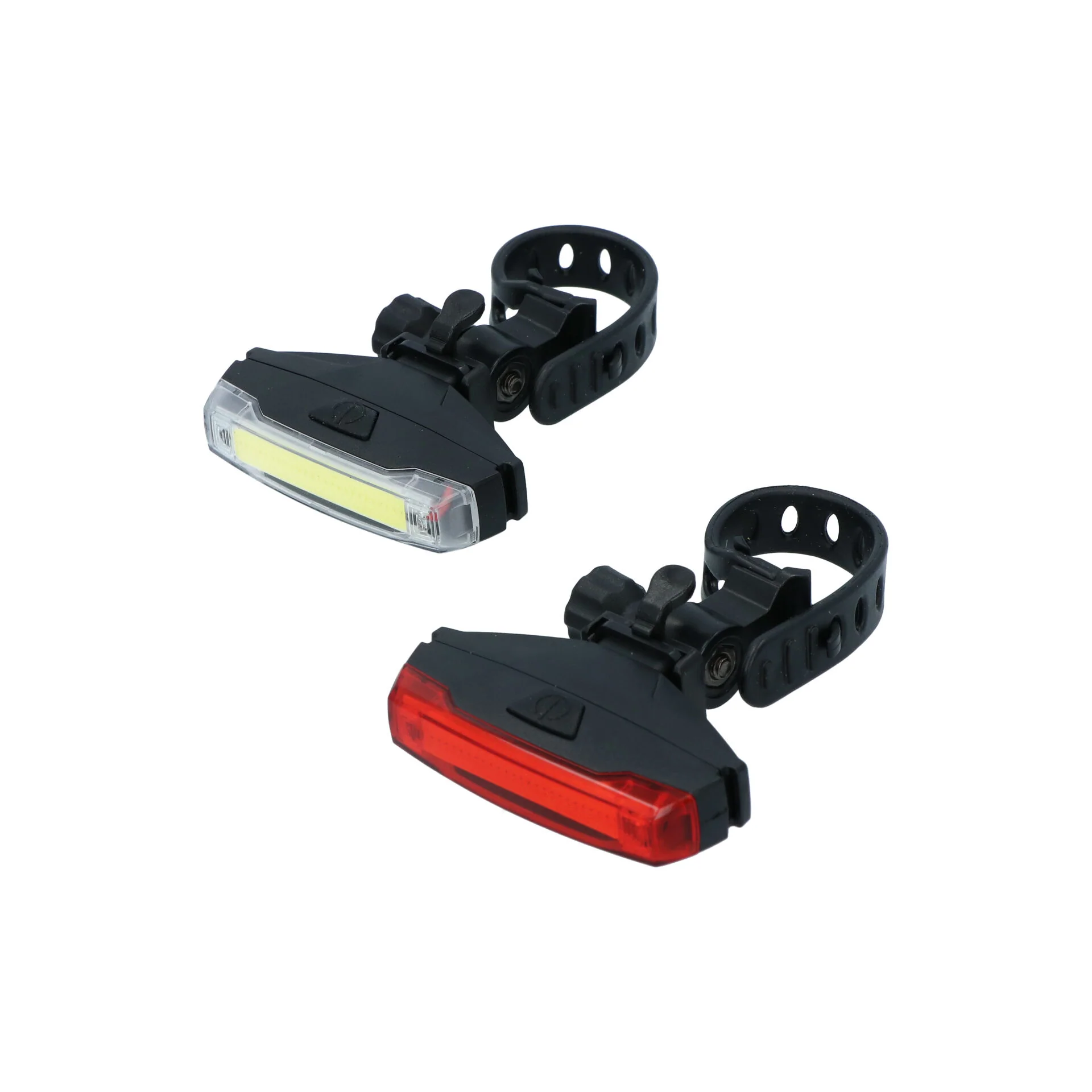 Dresco Monorail fietsverlichtingset LED oplaadbatterijen 2-delig - Image 3