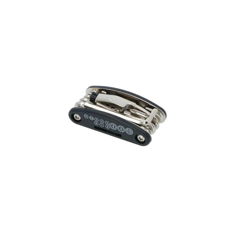 Dresco multitool zwart, zilver 18-delig - Image 3